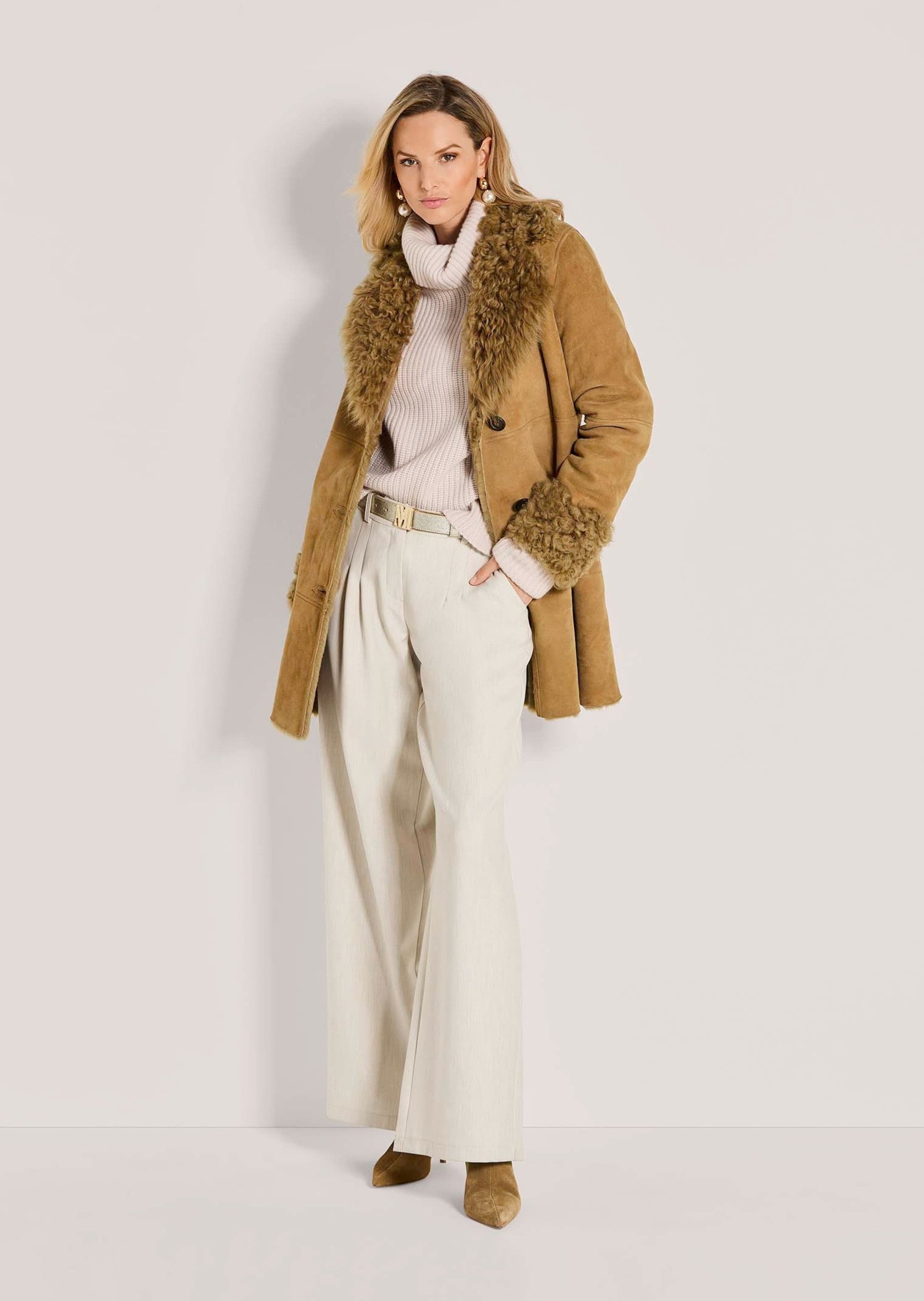 MADELEINE Kurzmantel Luxuriöser Wintermantel für kalte Tage Eleganter Einre günstig online kaufen