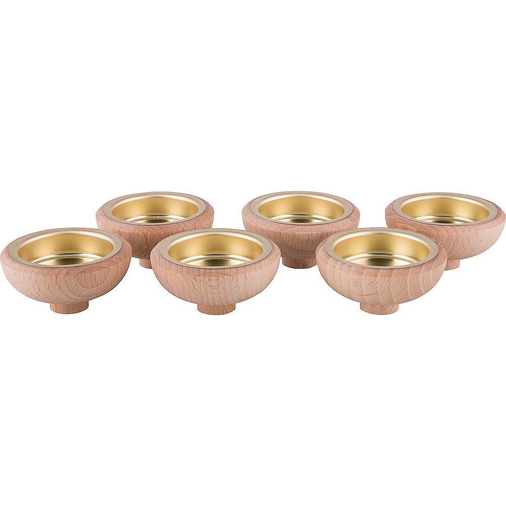 Erzgebirge-Palast Weihnachtspyramide Adapter für Teelicht 1,4cm - 6er-Set v günstig online kaufen