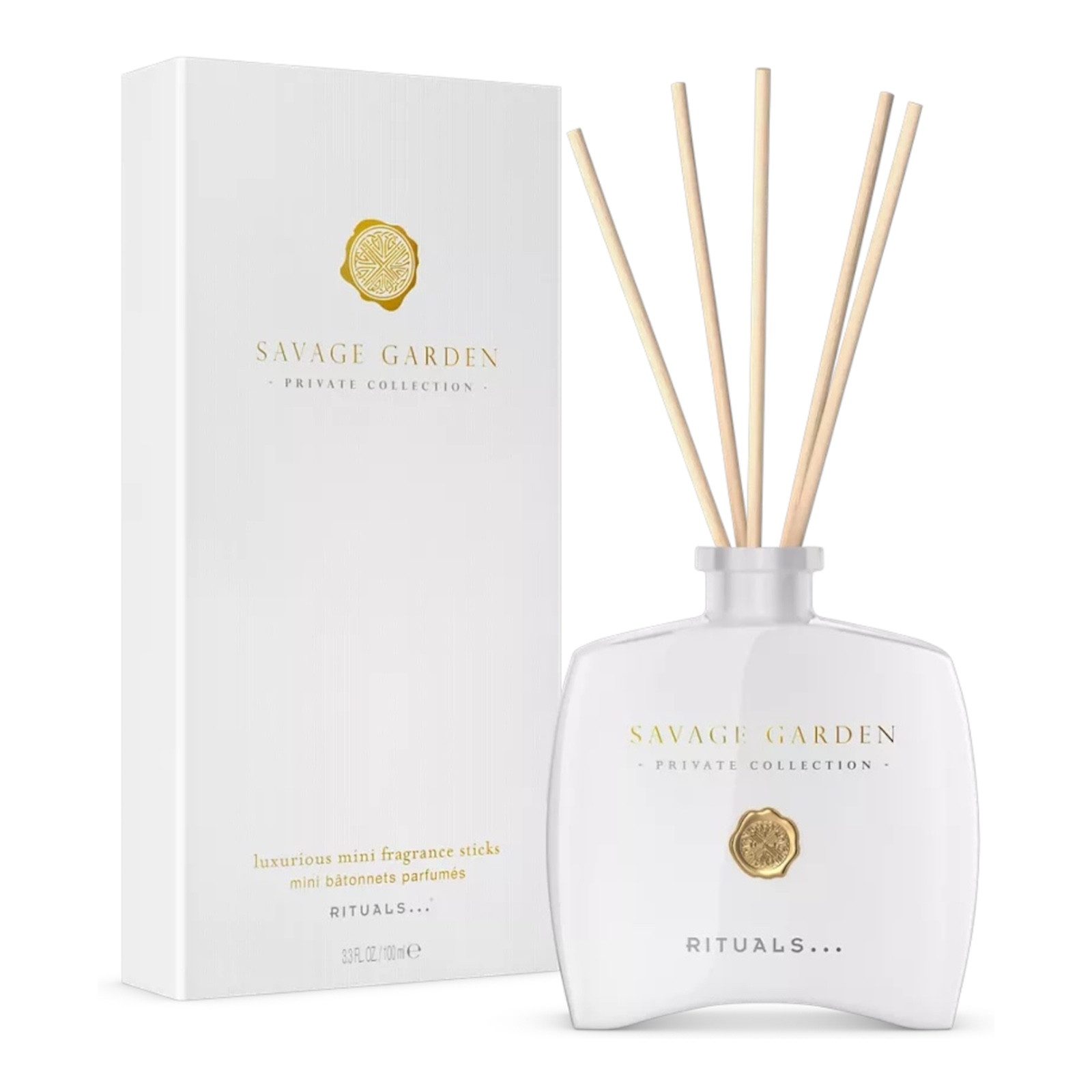 Rituals Raumduft PRIVATE COLLECTION Savage Garden (Duftstäbchen Fragrance Sticks 100 ml), Eleganter Raumduft mit Vetiver, Zitronen-Essenz & Muskatellersalbei