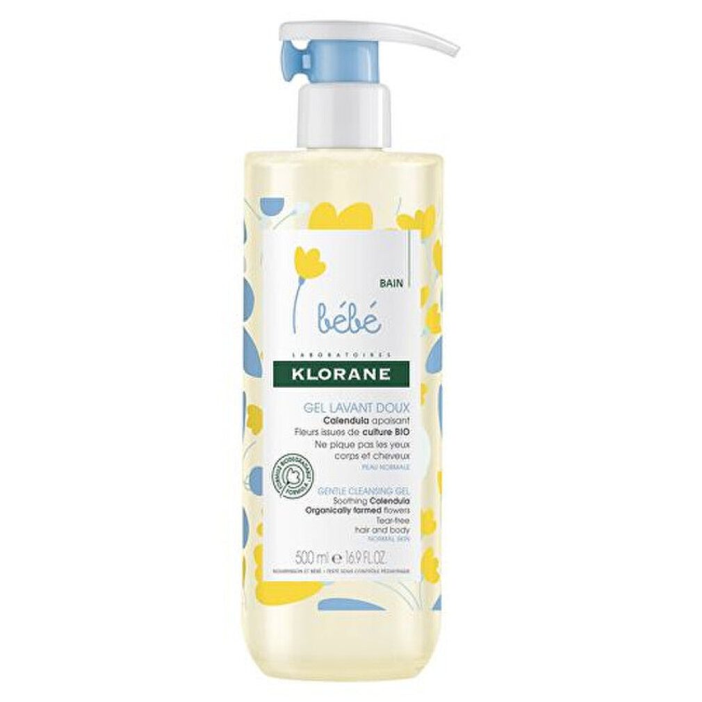 KLORANE Haarshampoo BEBÉ GENTLE CLEANSING GEL soothing calendula