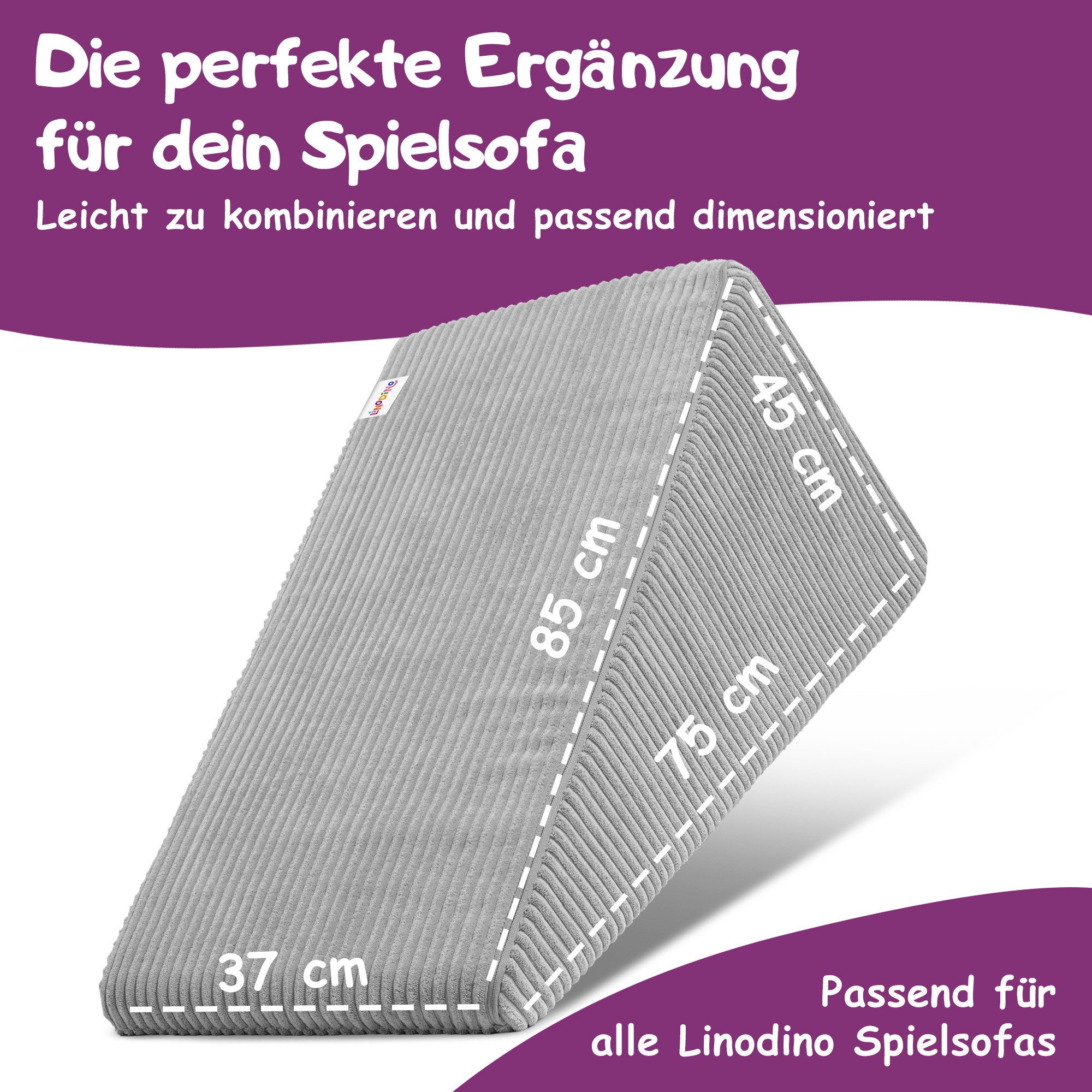 Linodino Kindersofa Rutsche – Spielsofa Add-on Slide Bauteil zur Erweiterun günstig online kaufen