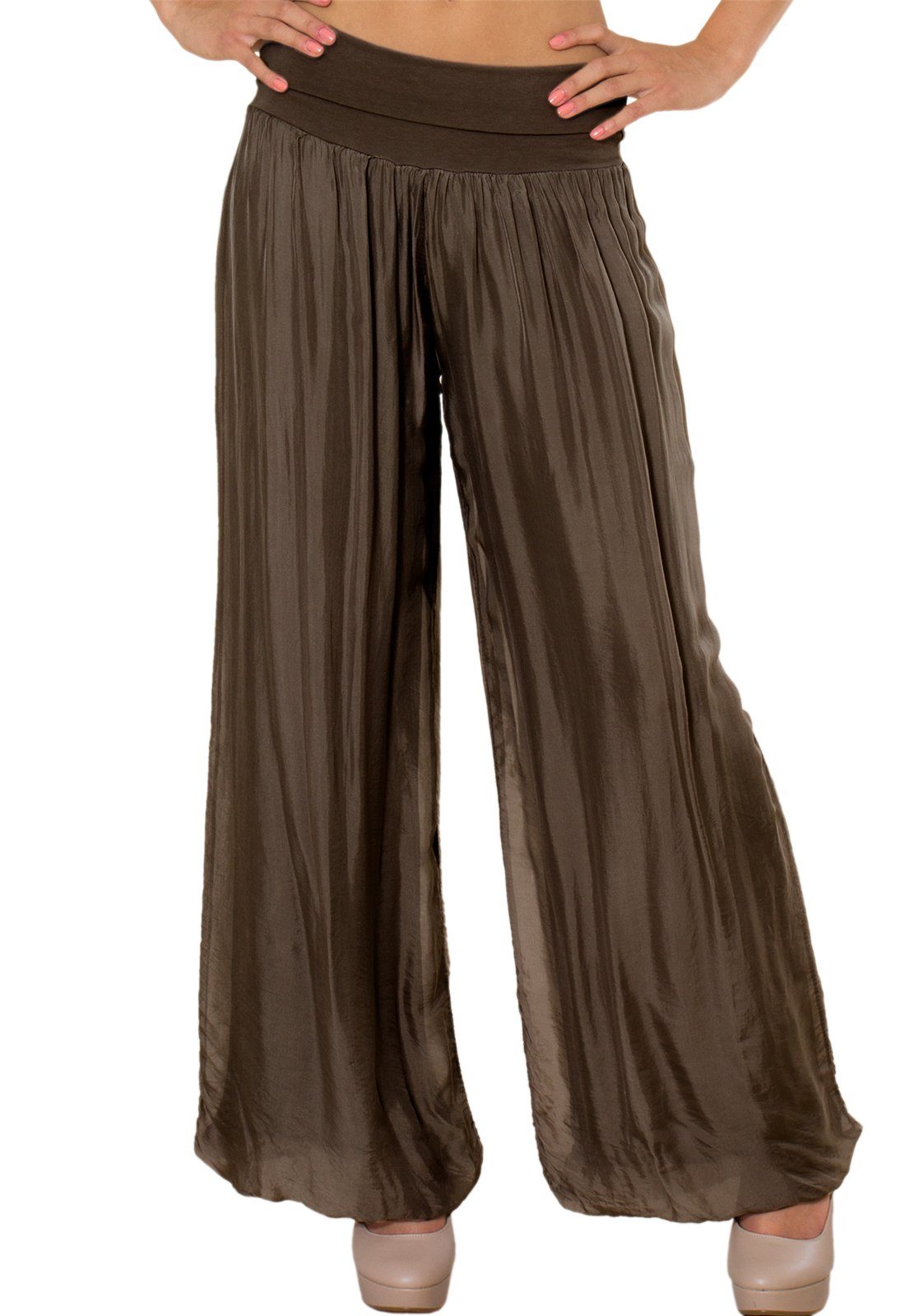 Caspar Palazzohose KHS010 elegante Damen Hose günstig online kaufen