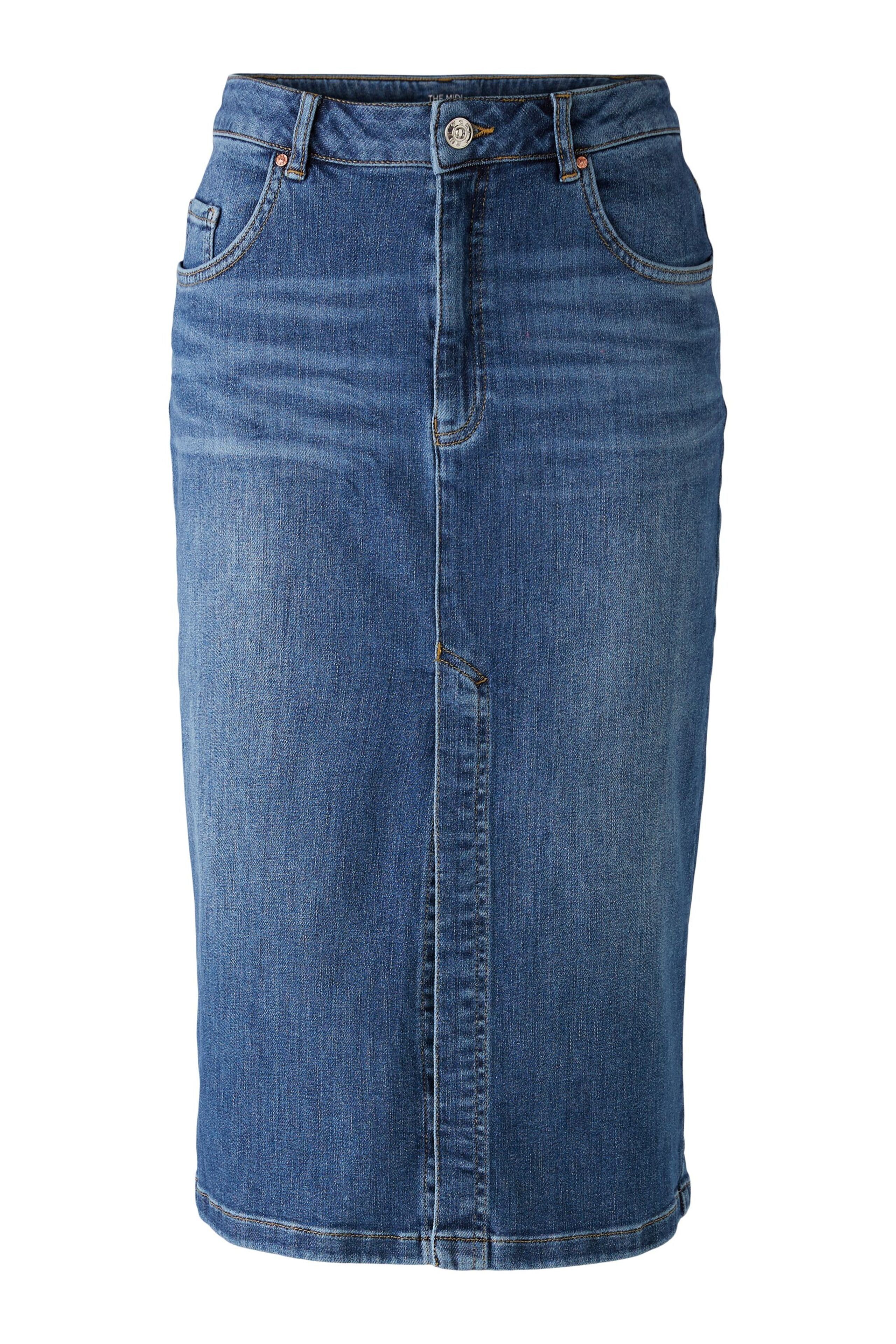 Oui Jeansrock Oui Jeansrock - darblue denim (1-tlg)