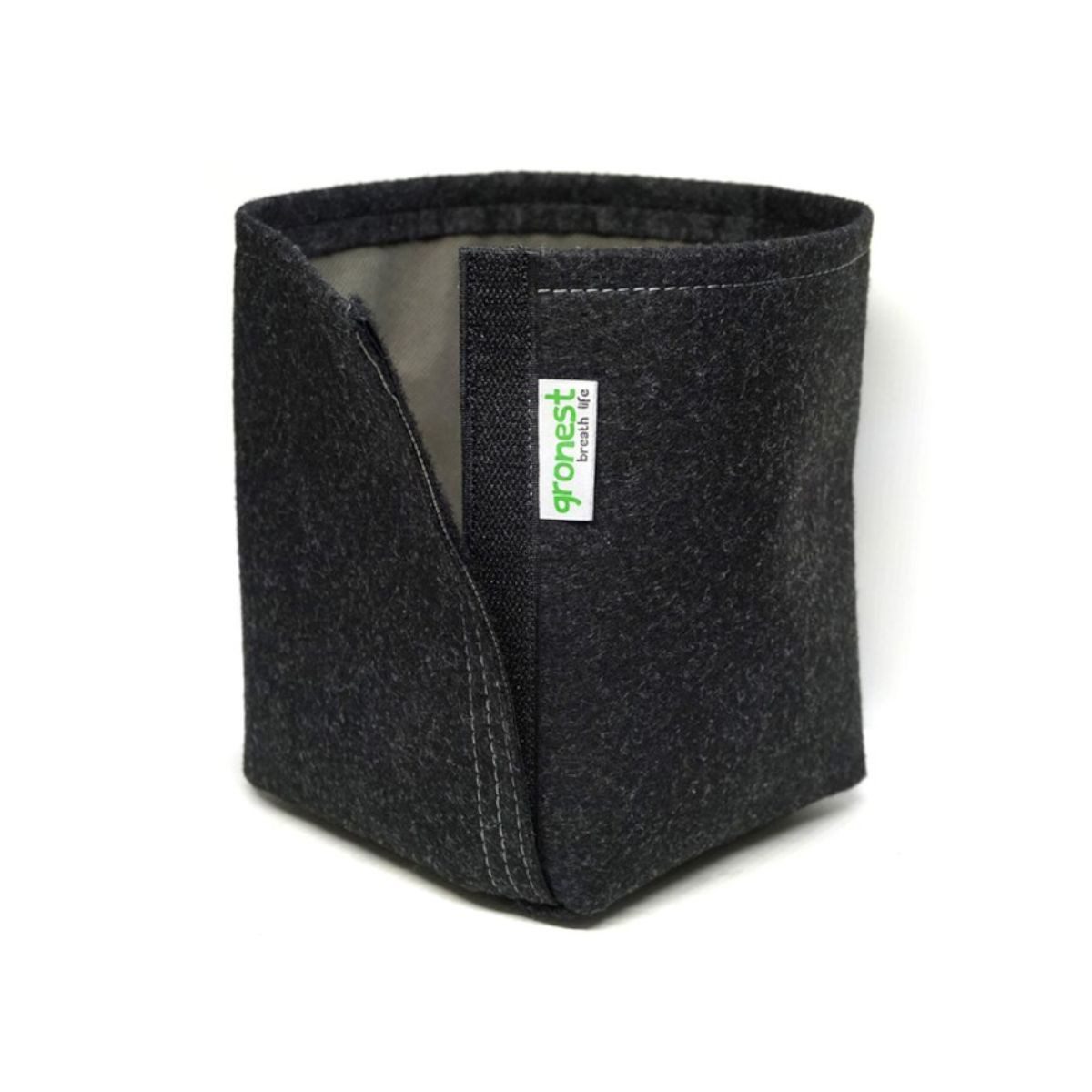 Gronest Europe Srl Pflanzkübel Transplanter – Stofftopf mit Klettverschluss (5 Liter), Seitlich zu öffnen, atmungsaktiv, langlebig