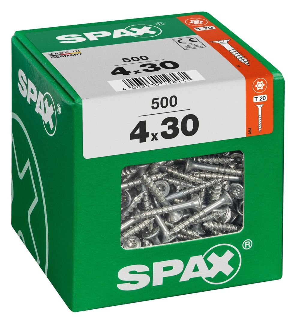 Holzbauschraube 30 Universalschrauben 500 TX x - Spax mm 20 4.0 SPAX