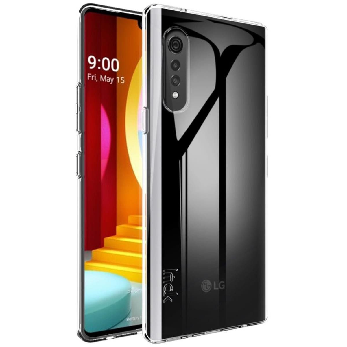 CoverKingz Handyhülle LG VELVET Handyhülle Silikon Cover Handy Case Hülle Bumper Transparent