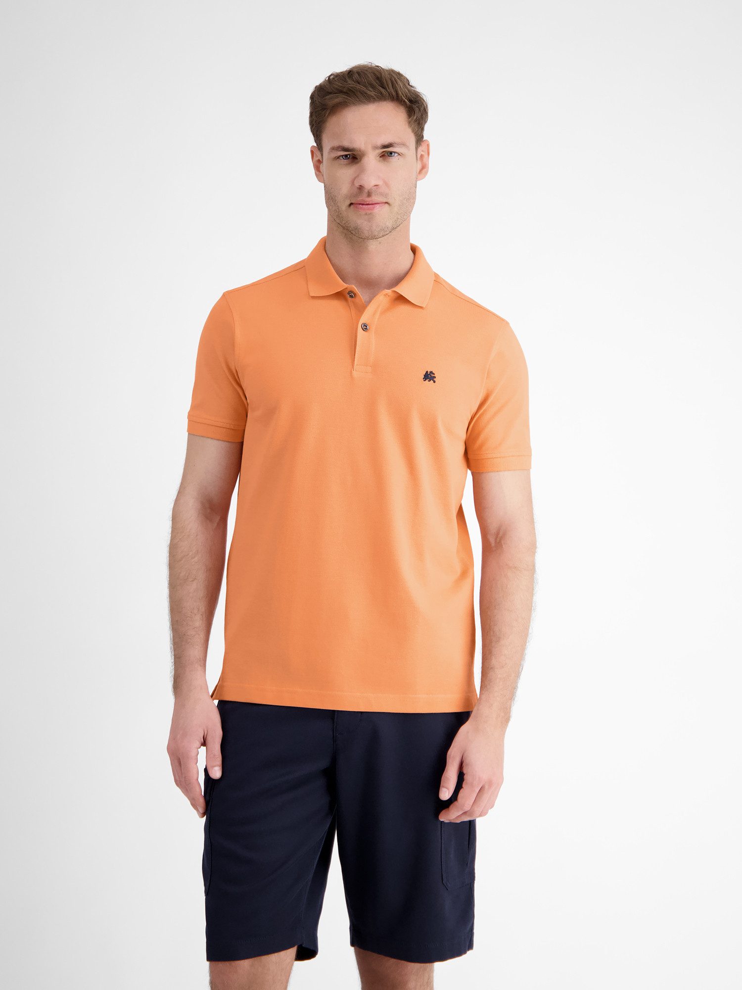 LERROS Poloshirt "LERROS Basic Poloshirt für Herren, unifarben" günstig online kaufen