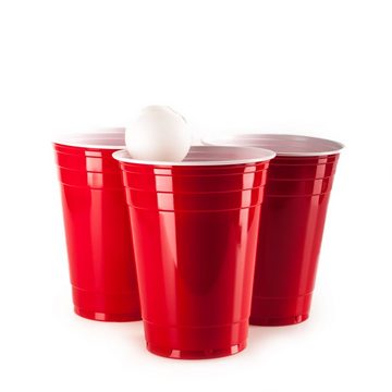 Vivaloo Becher Wiederverwendbare - Bierpongset Red Cups, Partybecher