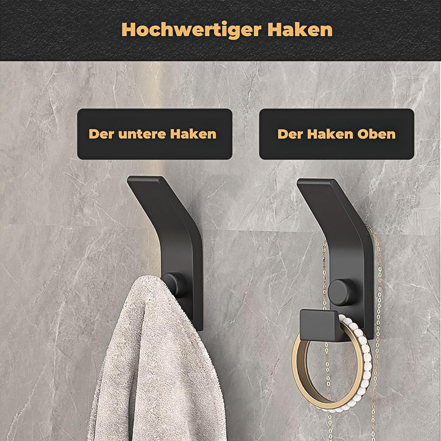 BlingBin Garderobenhaken Kleiderhaken zum Schrauben, 5 günstig online kaufen