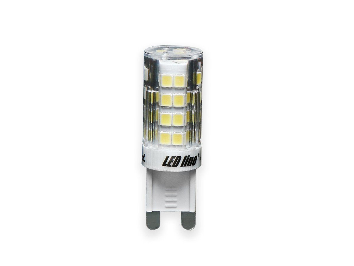 LED-Line LED-Leuchtmittel G9 LED Leuchtmittel 4W 2700K Warmweiß 350 Lumen Stiftsockel, 2 St.