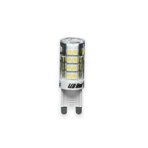 LED-Line LED-Leuchtmittel G9 LED Leuchtmittel 4W 2700K Warmweiß 350 Lumen Stiftsockel, 2 St.