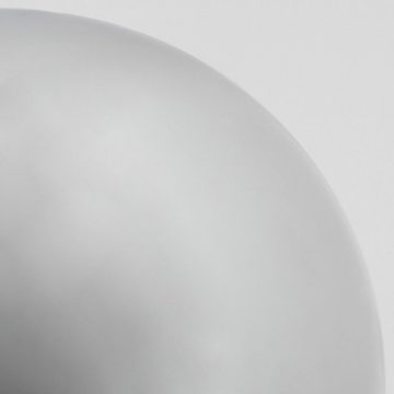 hofstein Deckenleuchte »Isorella« moderne Deckenlampe aus Metall/Glas in Schwarz/Rauchfarben, ohne Leuchtmittel, 3000 Kelvin, mit Schirmen Echtglas, (G9 inkl), 720 Lumen