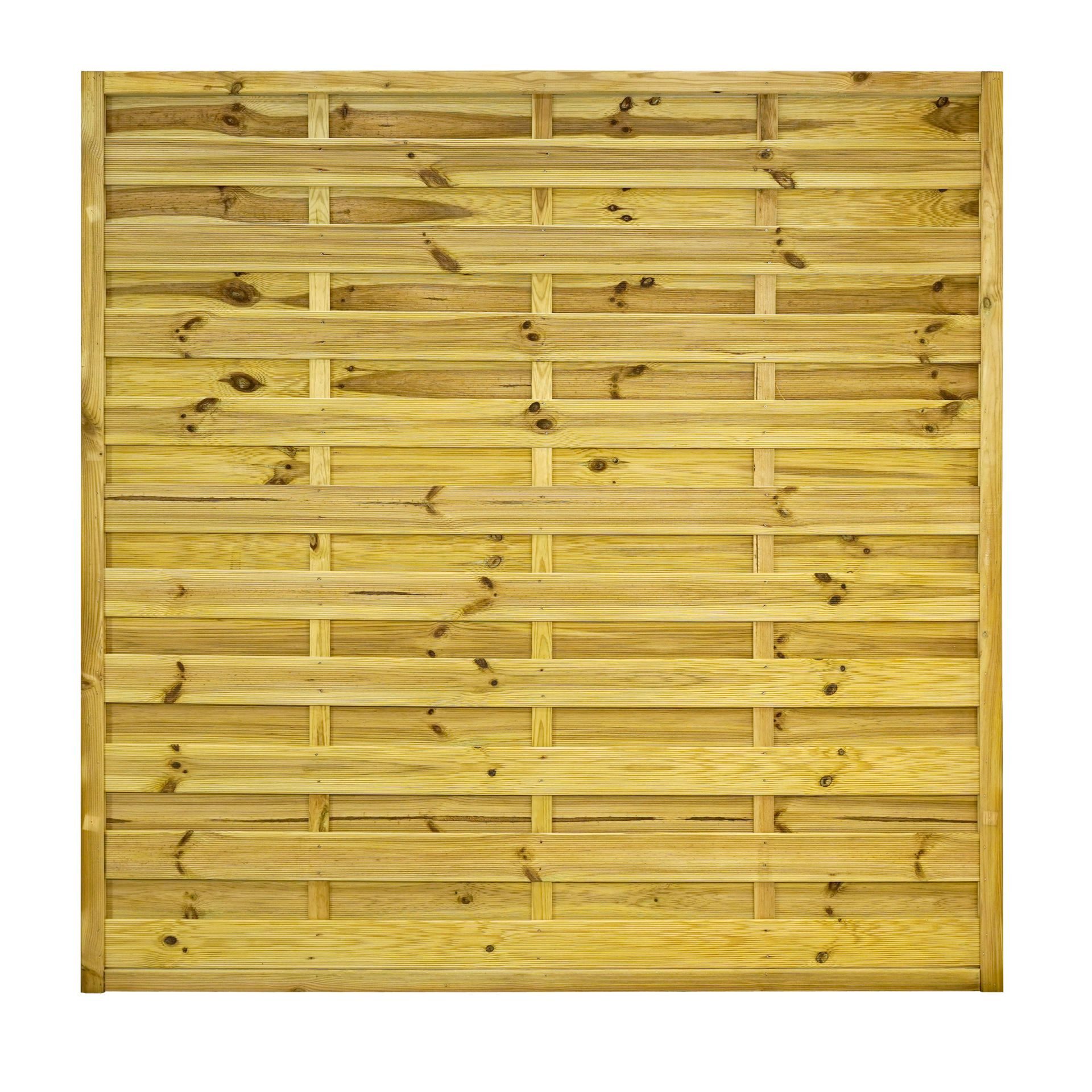 GartenLand Zaun Dichtzaun Vario gerade 180x180 cm Kiefernholz – Kesseldruckimprägniert, (Set, Ohne Pfosten, 180x180 cm), gerade, Kiefer