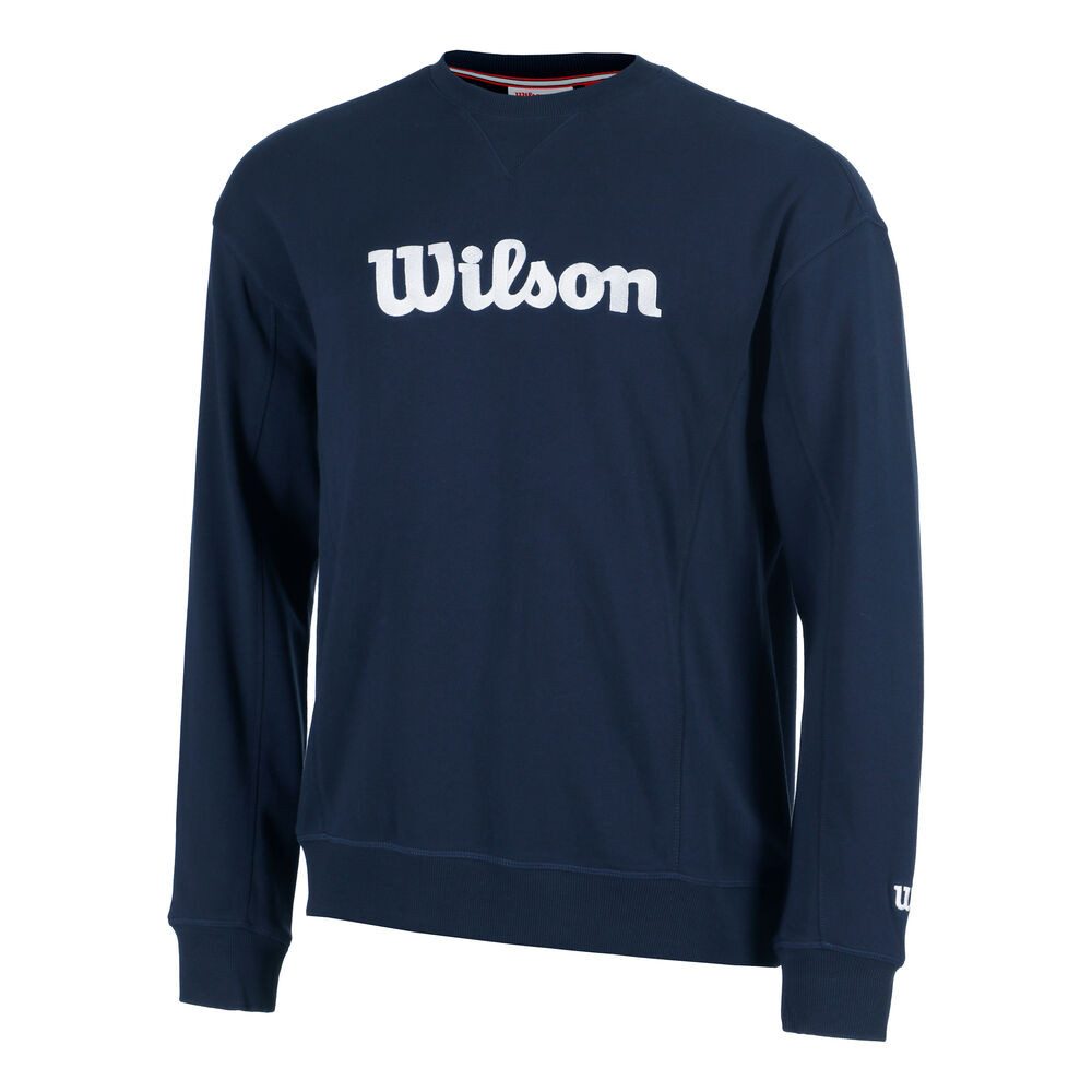 Wilson Sweatshirt M Parkside Crew Classic Navy Script