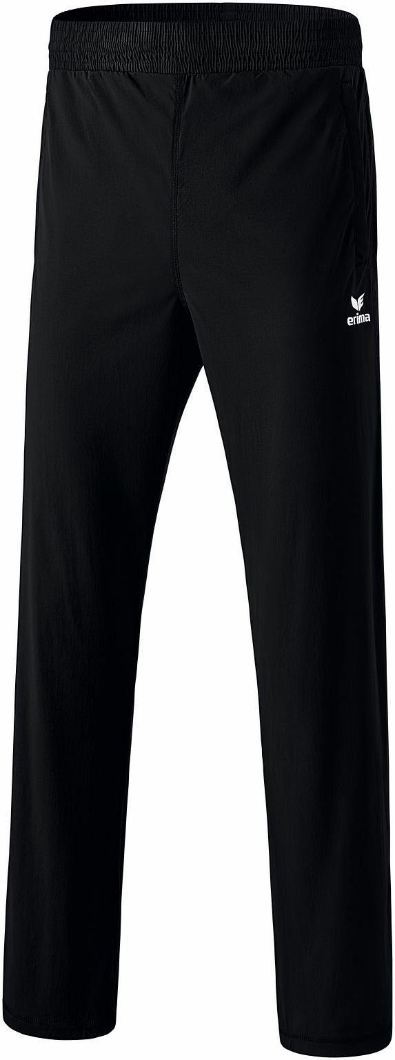 Erima Funktionshose pants with end-to-end zipper black (1-tlg)