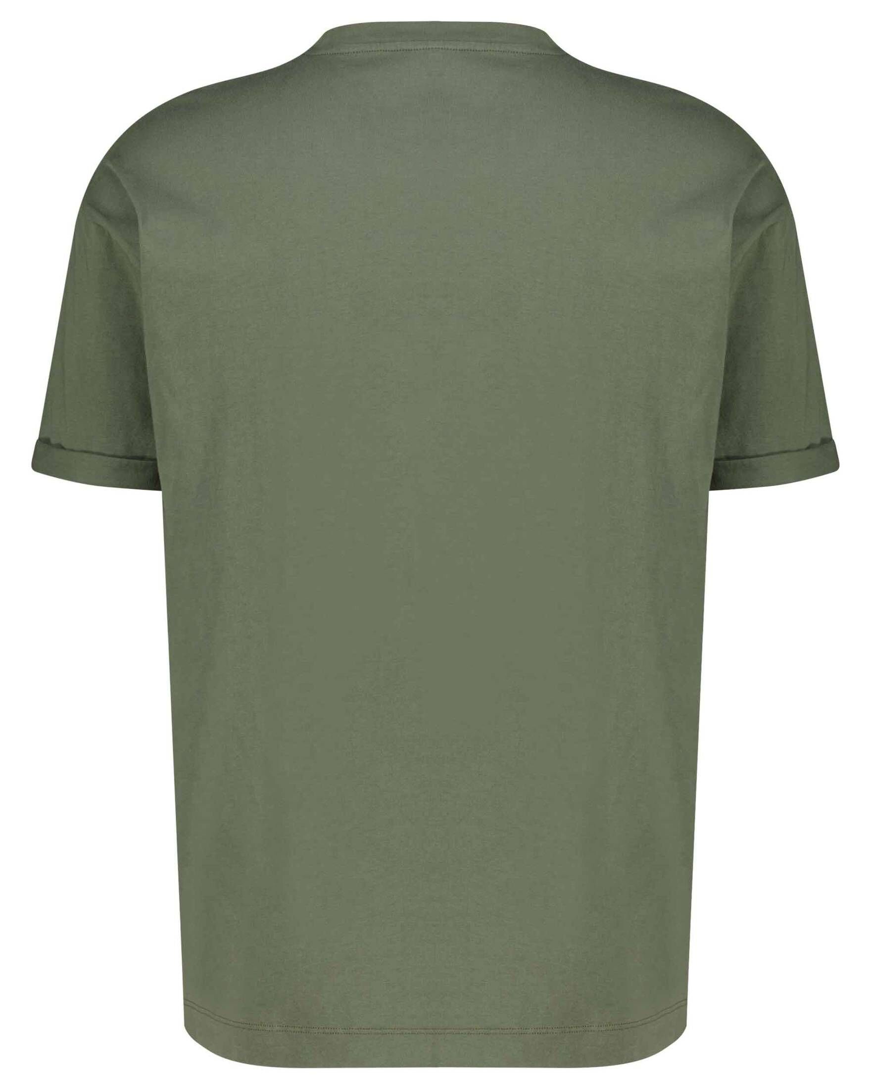 (45) T-Shirt oliv (1-tlg) Herren Drykorn T-Shirt