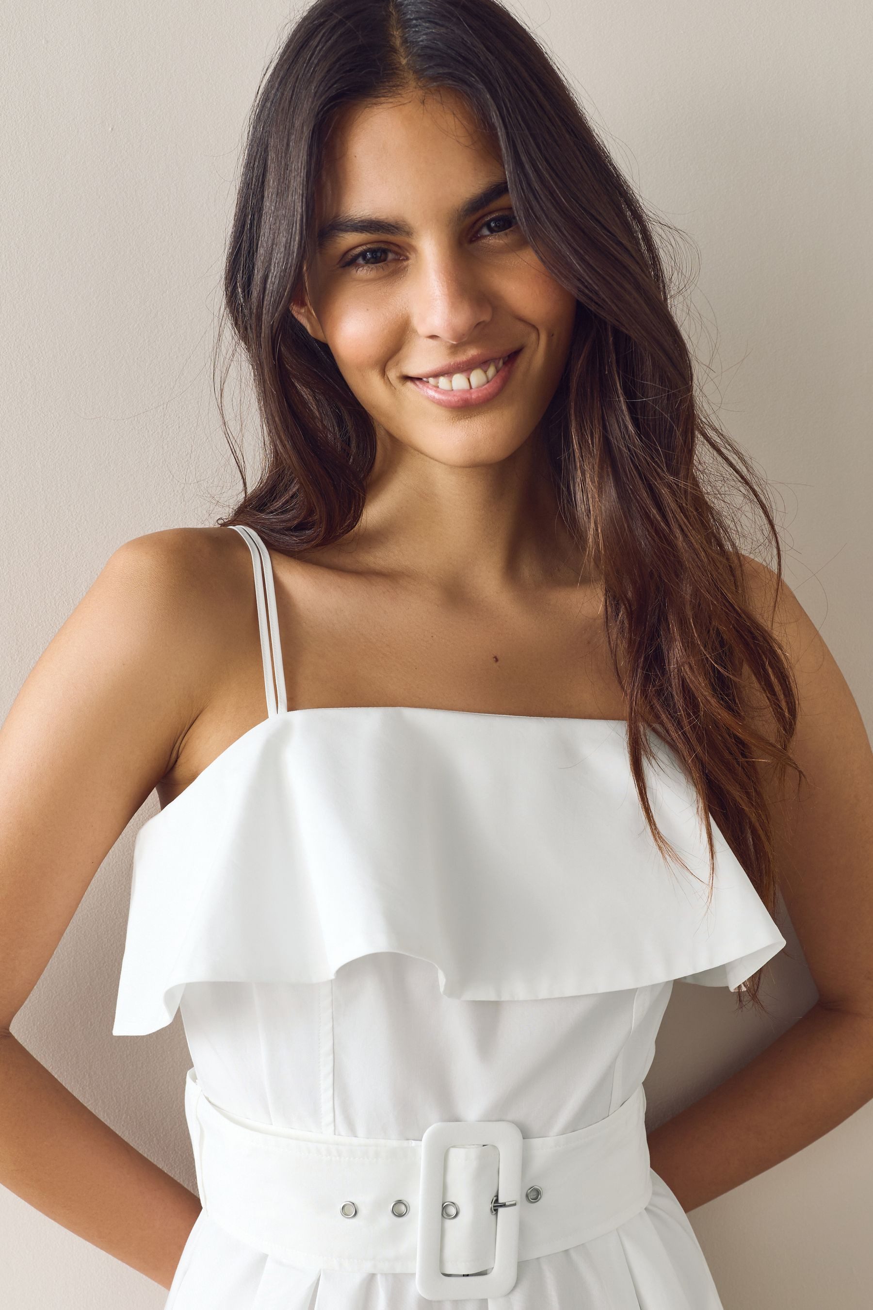Next Maxikleid Festliches Maxikleid mit Umschlag und Gürtel (1-tlg) – Bild 5 von 5
