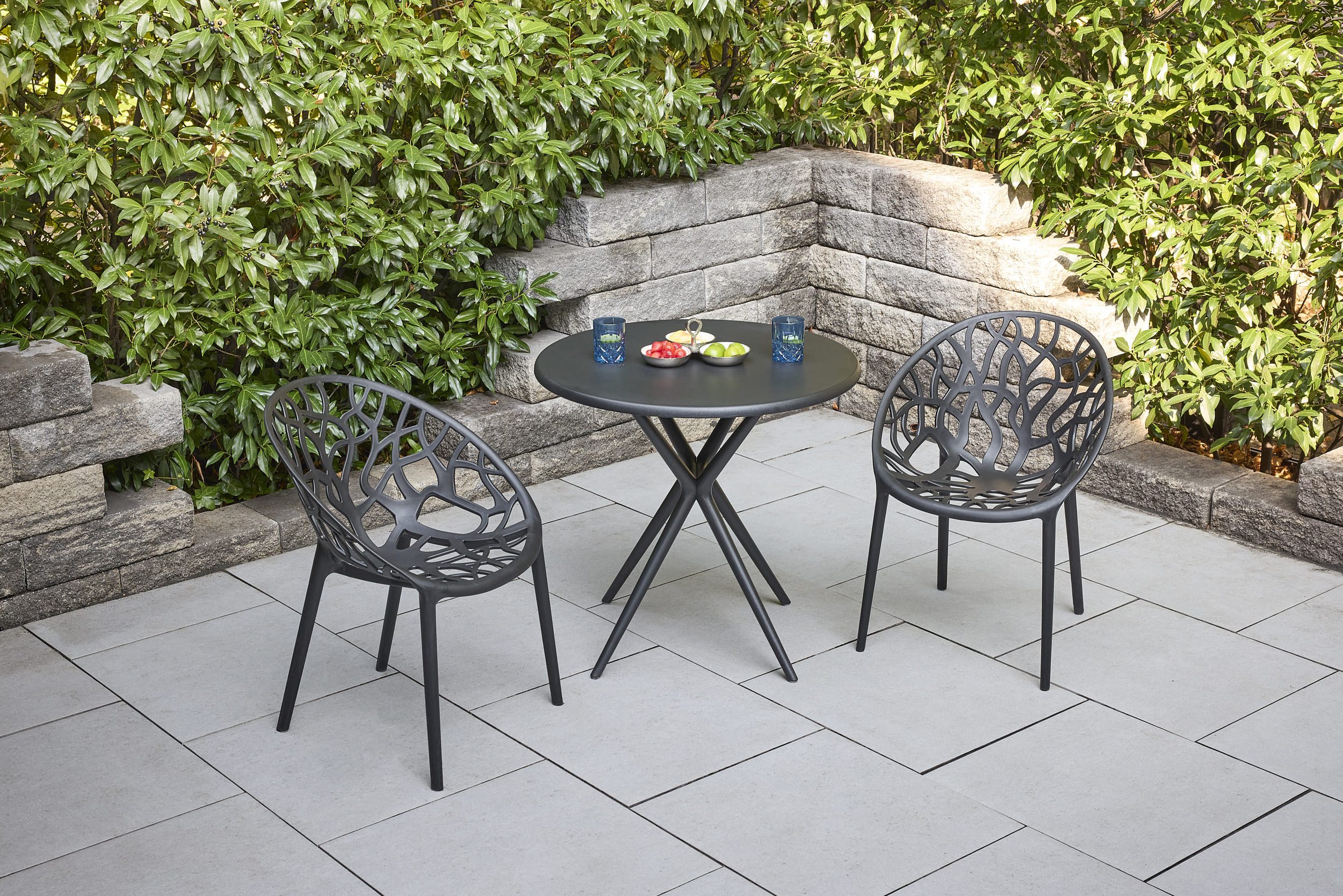 LC Garden Stapelstuhl LC Garden »Vomo« Gartenstuhl Stapelstuhl Kunststoff stapelbar (4 St)