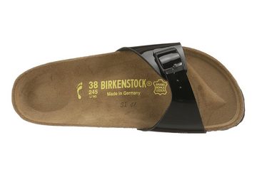 Birkenstock MADRID Pantolette in schmaler Schuhweite, Lack-Optik!