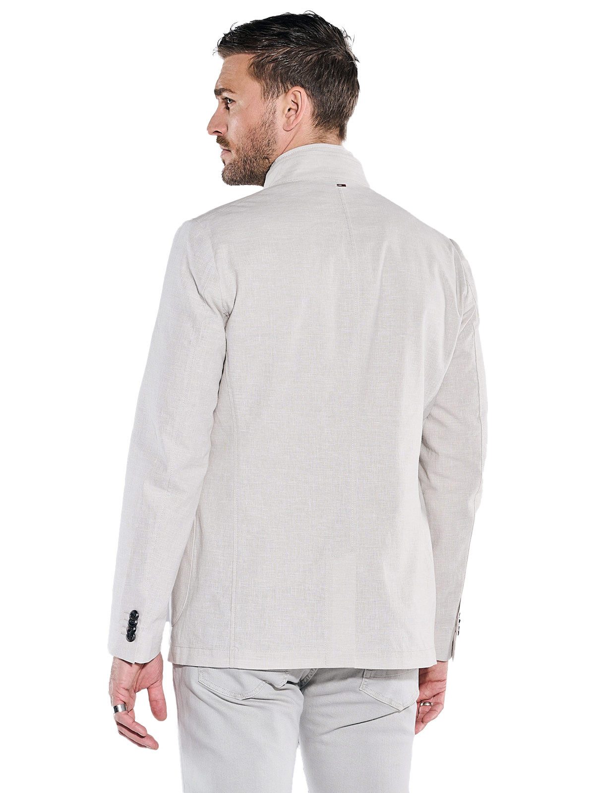 emilio adani Sakko emilio adani Herren Freizeit-Sakko slim fit, Naturweiss günstig online kaufen