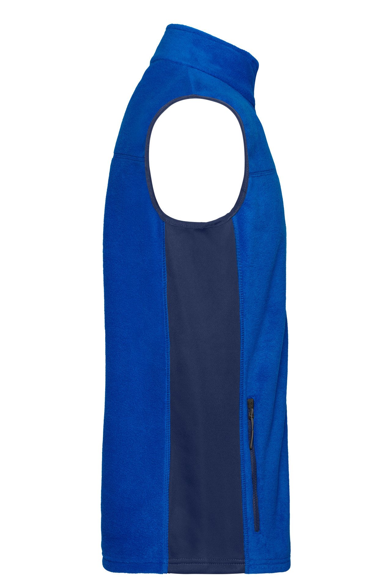 James & Nicholson Fleeceweste Strapazierfähige Herren Fleeceweste im Materialmix JN856 mit flexiblen Softshell-Einsätzen – Bild 4 von 5
