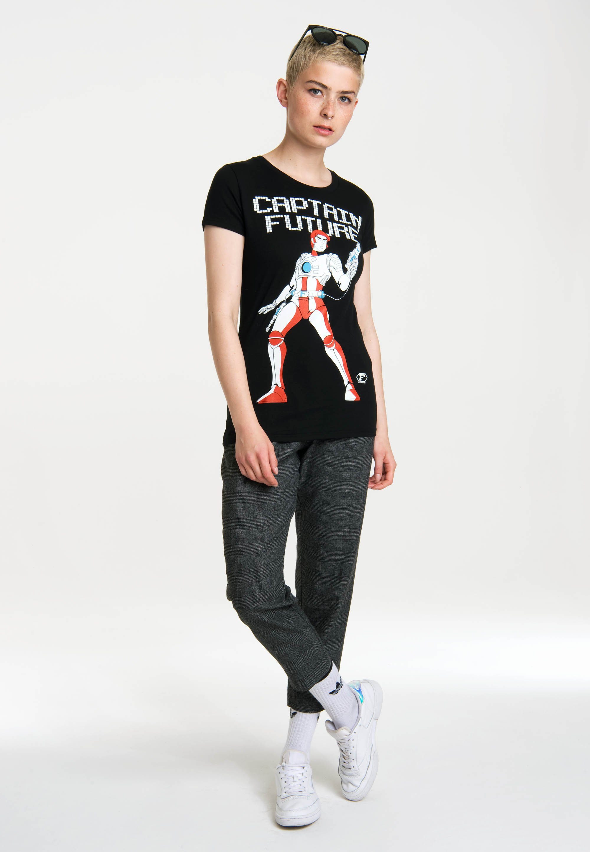 LOGOSHIRT T-Shirt Captain Future mit coolem günstig online kaufen