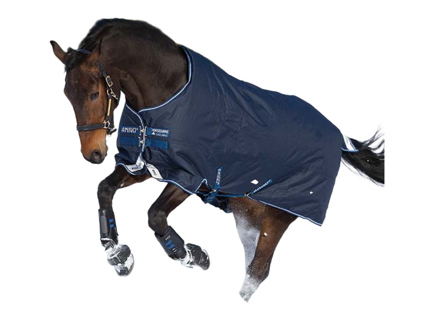 Horseware Ausreitdecke Outdoordecke Amigo Bravo-12 Turnout Lite 0 g in navy