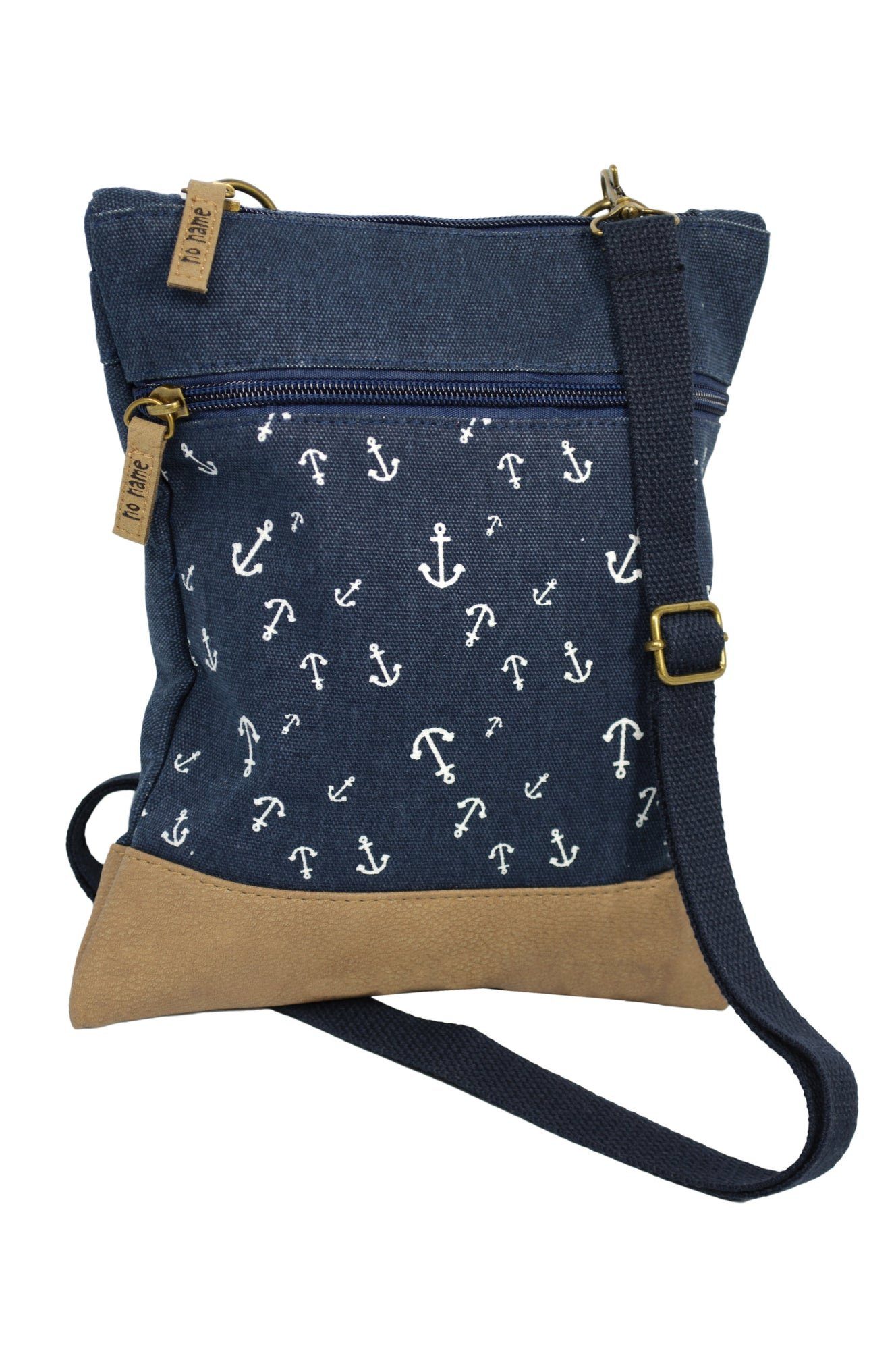 19cm) Tasche 23cm Umhängetasche Navy Thinxx Beauty Höhe Breite Größe Schöne (1-tlg), CROSSBAG Freizeit x "Anker" Schultertasche. (ca.