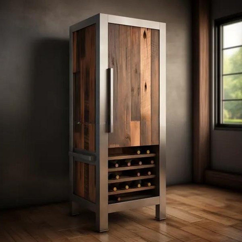 Xlmoebel Weinschrank Weinschrank Weinregal Flaschenregal Weinkühlschrank (1-St) Made in Europa