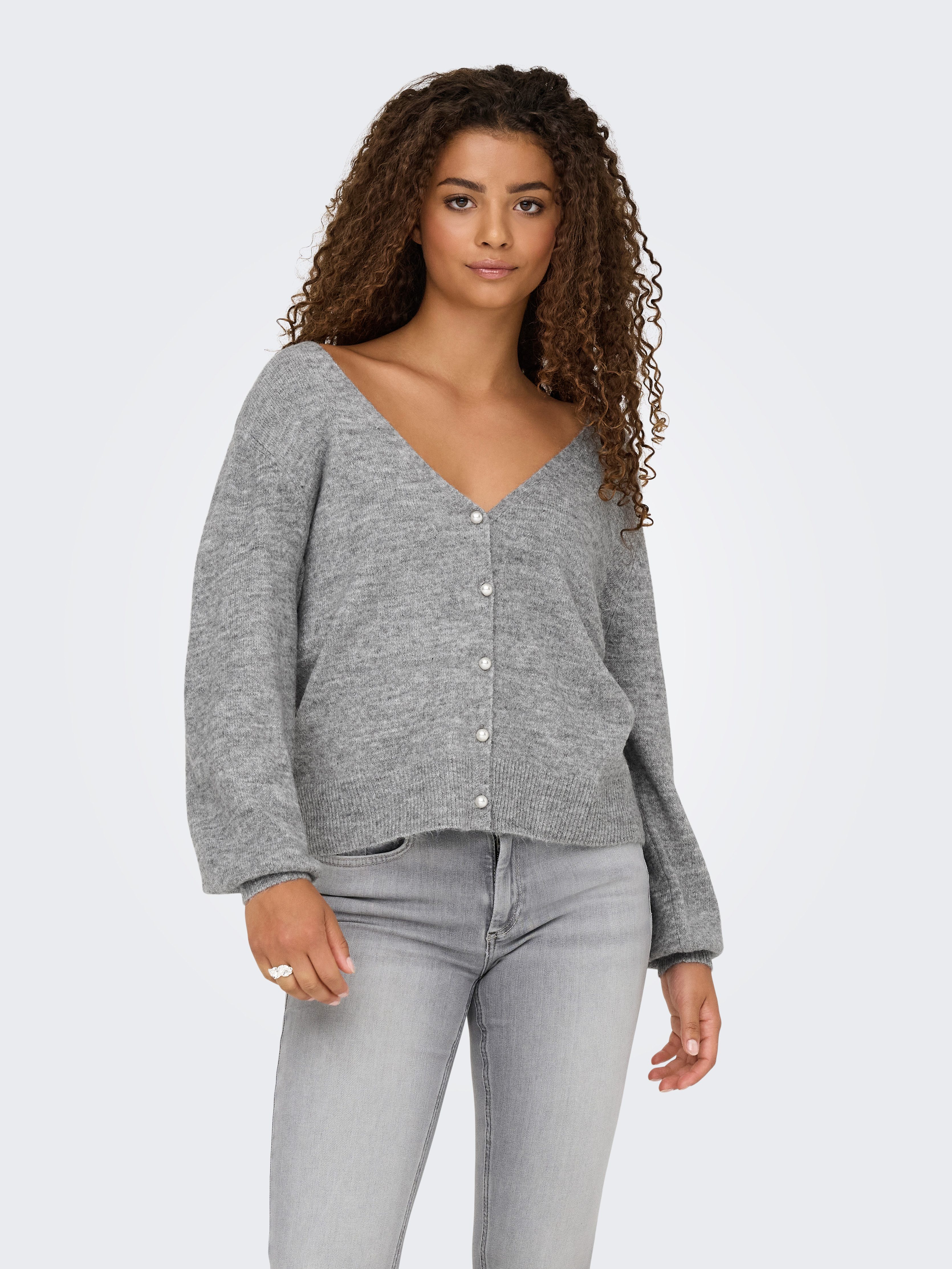 ONLY Strickjacke ONLADELE LS LACE MIX REVERS CARDI CC KNT günstig online kaufen