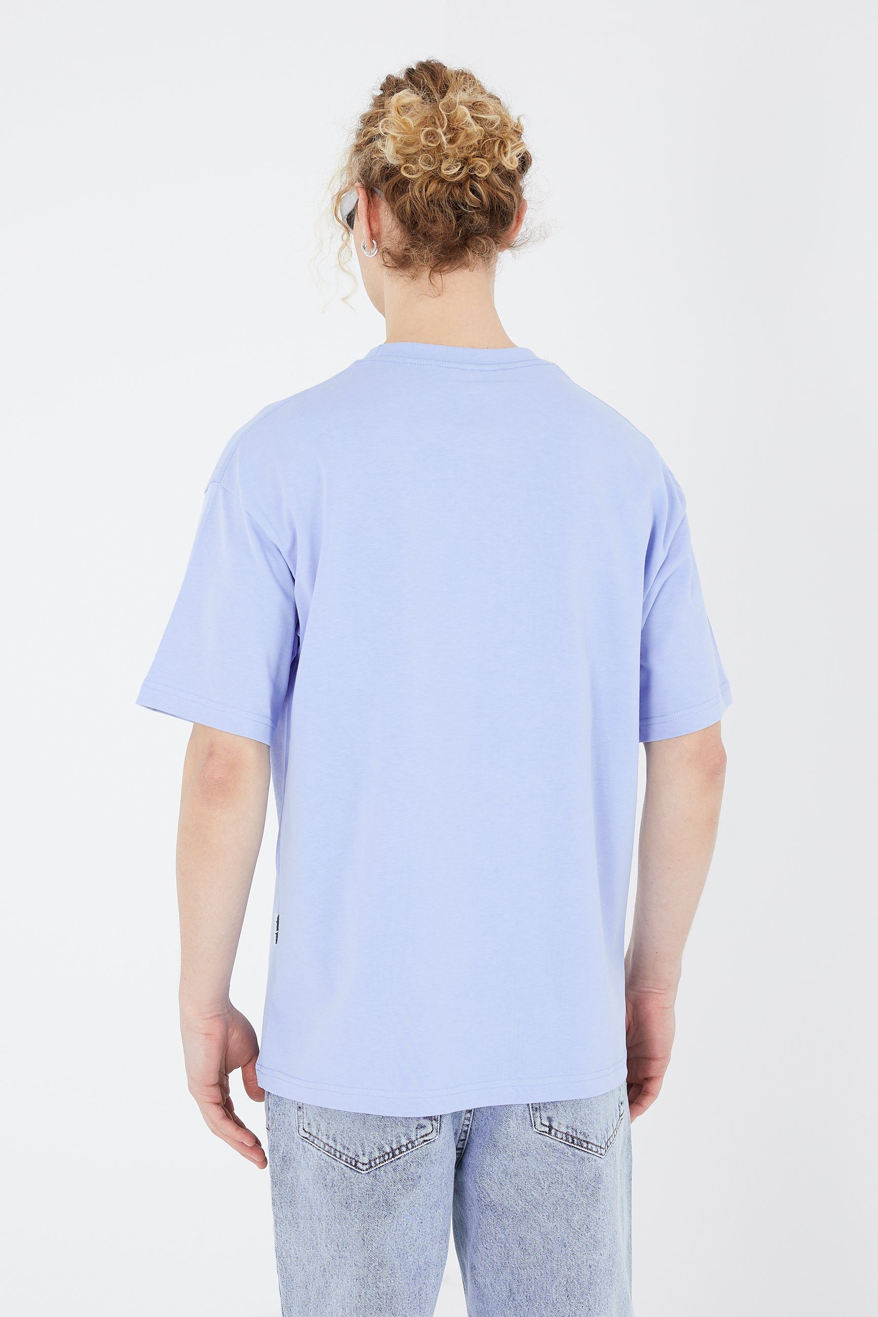 COFI Casuals T-Shirt einfarbiges Basic Oversized T-Shirt mit 320 GSM Baumwolle