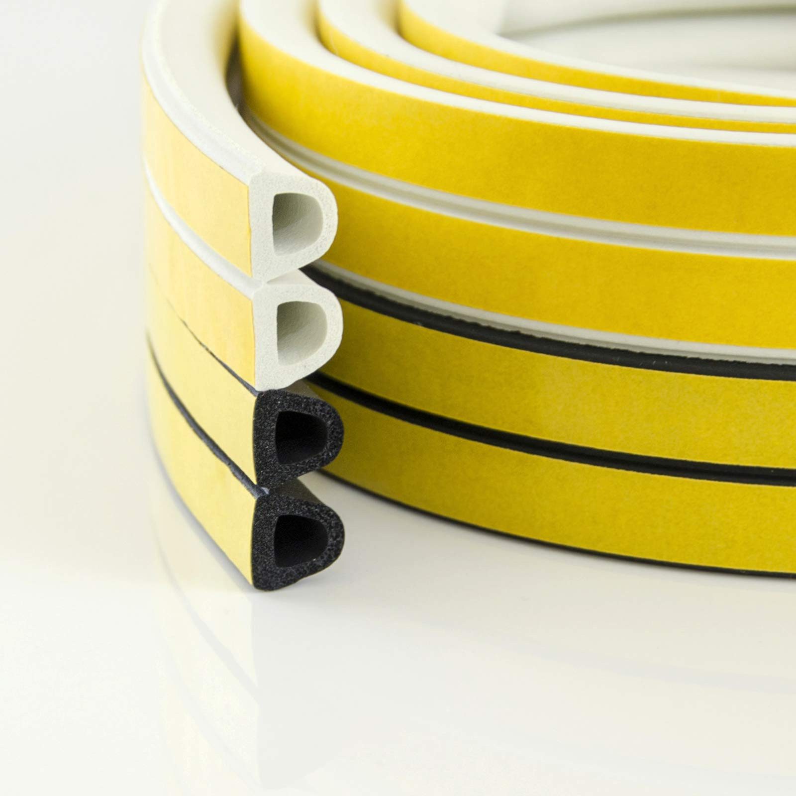 DQ-PP Türdichtband DQ-PP Fensterdichtung, 5 Meter, Profil D,E,I,P,V, selbstklebend, E-Profil, D-Profil, I- Profil, P-Profil, V-Profil – Bild 4 von 5