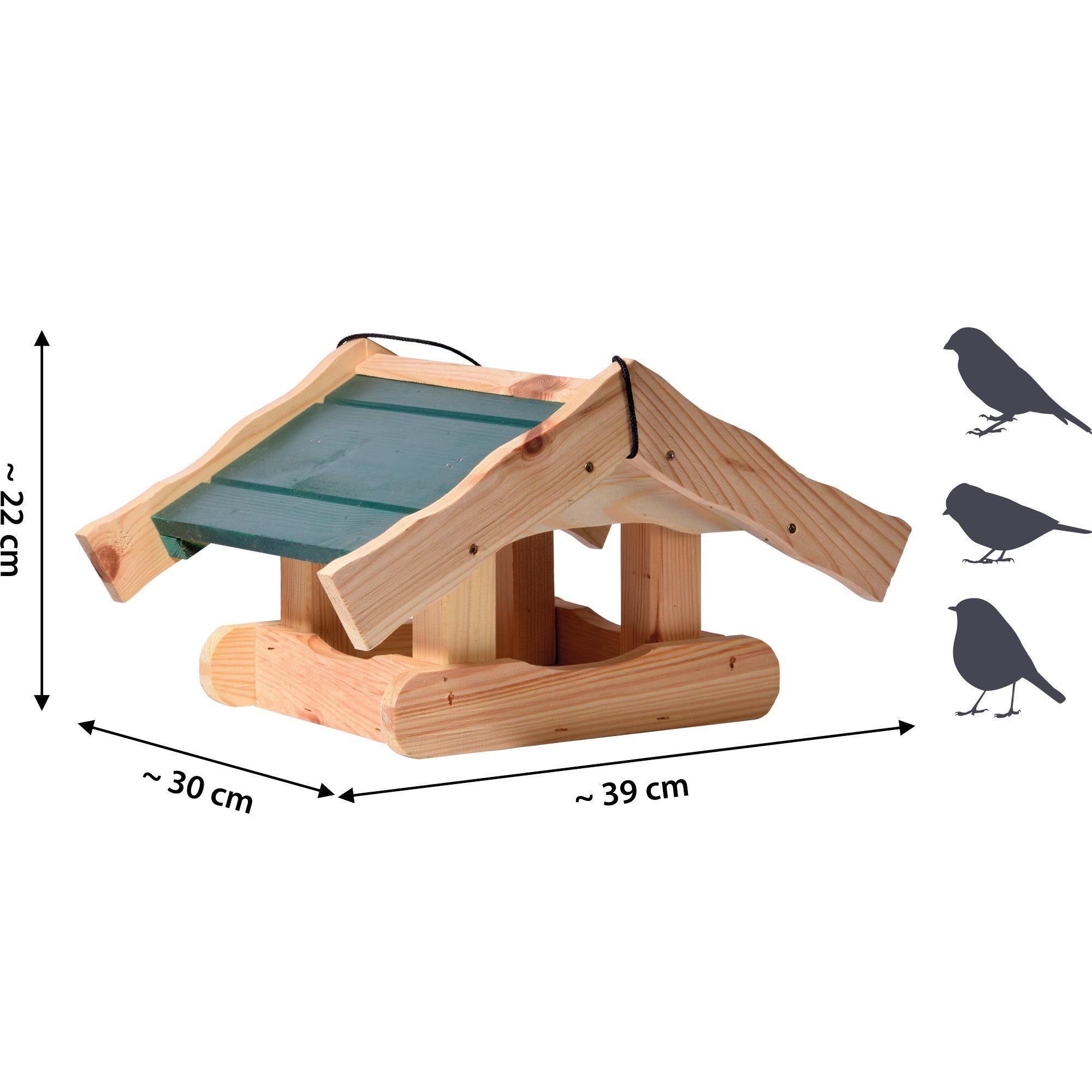 dobar Vogelhaus Vogelfutterhaus zum Aufhängen
