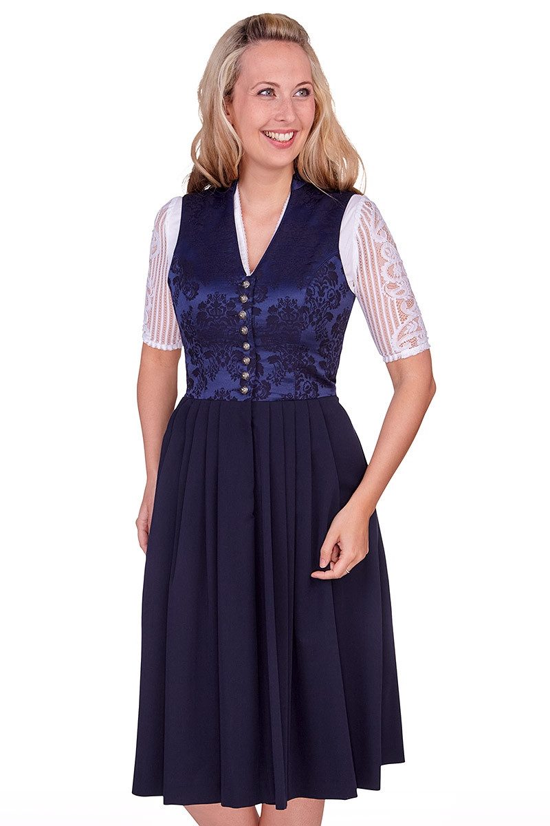 Berwin & Wolff Dirndl Midi Dirndl 1tlg. - GIANNA - marine günstig online kaufen