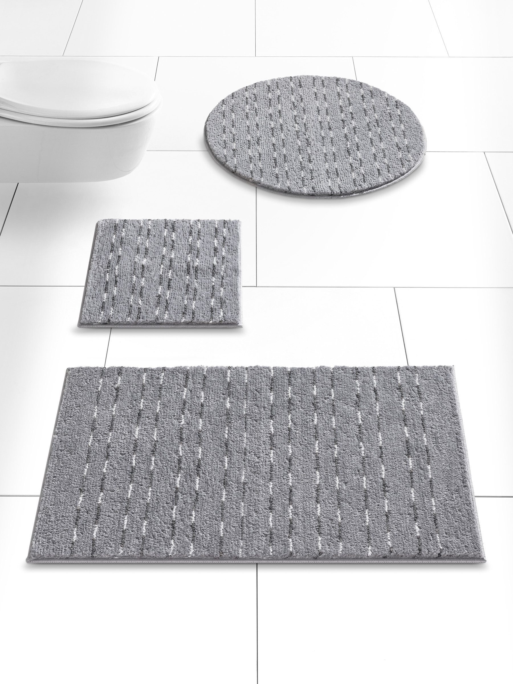 heine Badematte Badematte, Höhe 18 mm, Polyester, Rechteckig