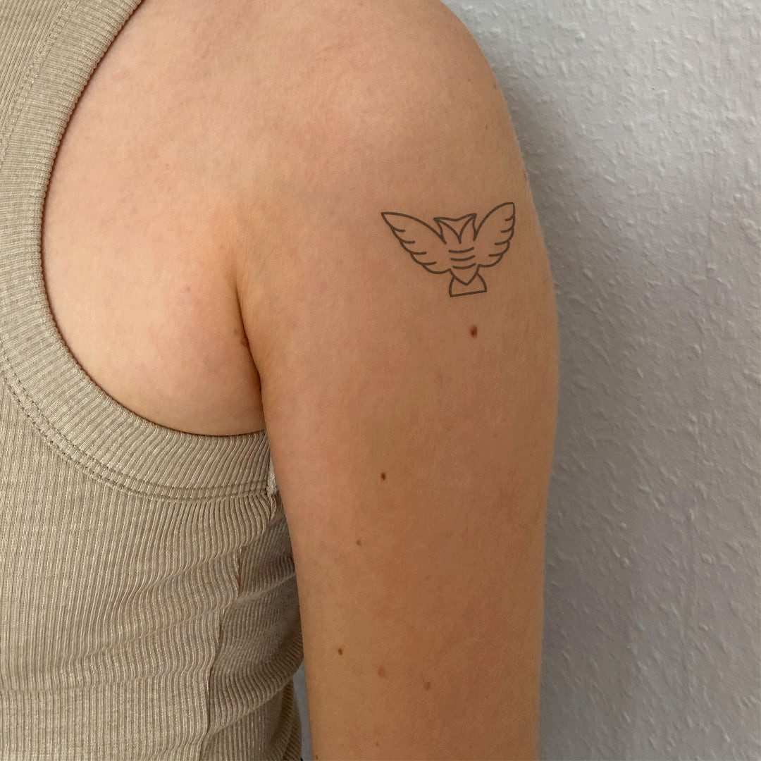 Inkster Schmuck-Tattoo Tier Tattoos, wasserfestes temporäres Tattoo, 2 Wochen Halt