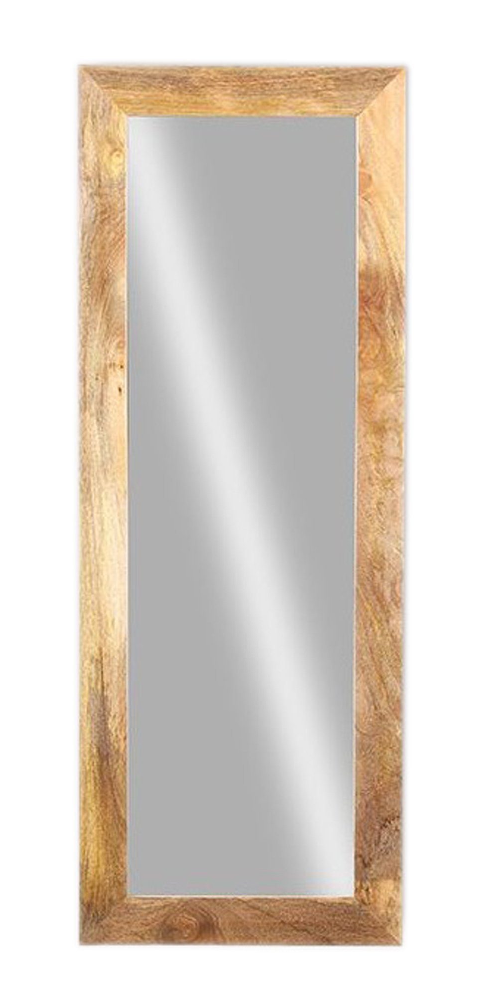 Indischesmoebelhausde Wandspiegel Spiegel Gita 60x170 aus Mango-Massivholz