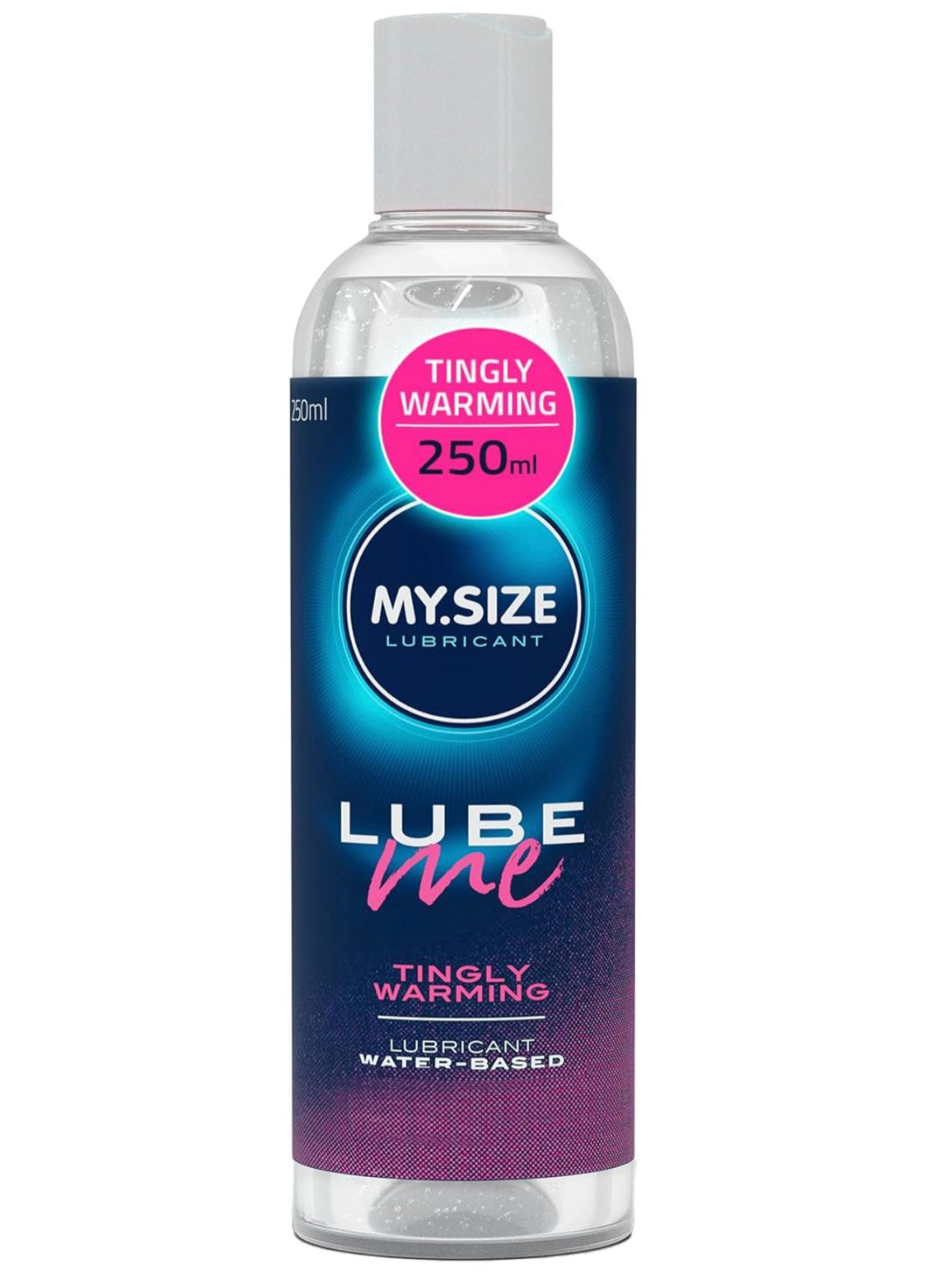 MY.SIZE Gleitgel Lube Me 3-in-1, medizinisches Gleitmittel auf Wasserbasis, wärmend, prickelnd und Höhepunkt verstärkend