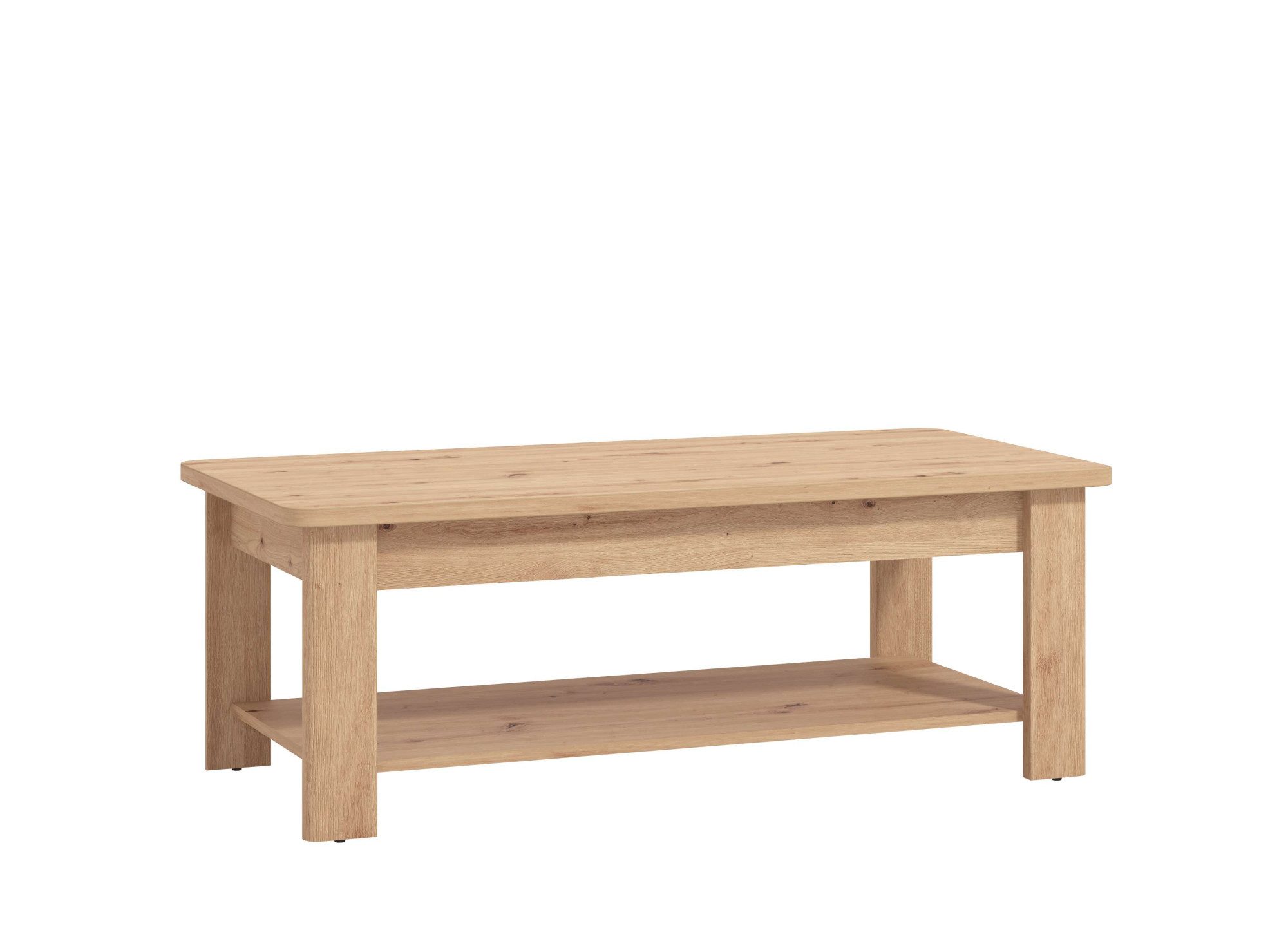 Home affaire Couchtisch Jersey Kaffeetisch, 124 cm, in trendigen Farben, modern, Eleganter Couchtisch, zeitloses Design, mit eine Ablagebode