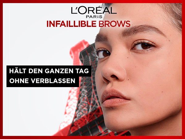 108 Augenbrauen-Stift Definer, Spiralbürste PARIS mit Dark in Brunette Brow Stiftform Augen-Make-Up, Skinny L'ORÉAL Artist