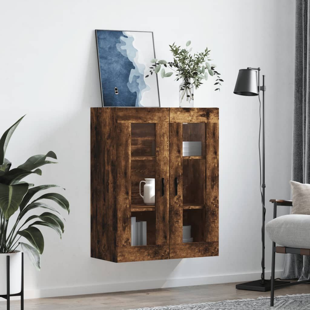 vidaXL Hängeschrank Wandschrank Räuchereiche 69,5x34x90 cm günstig online kaufen