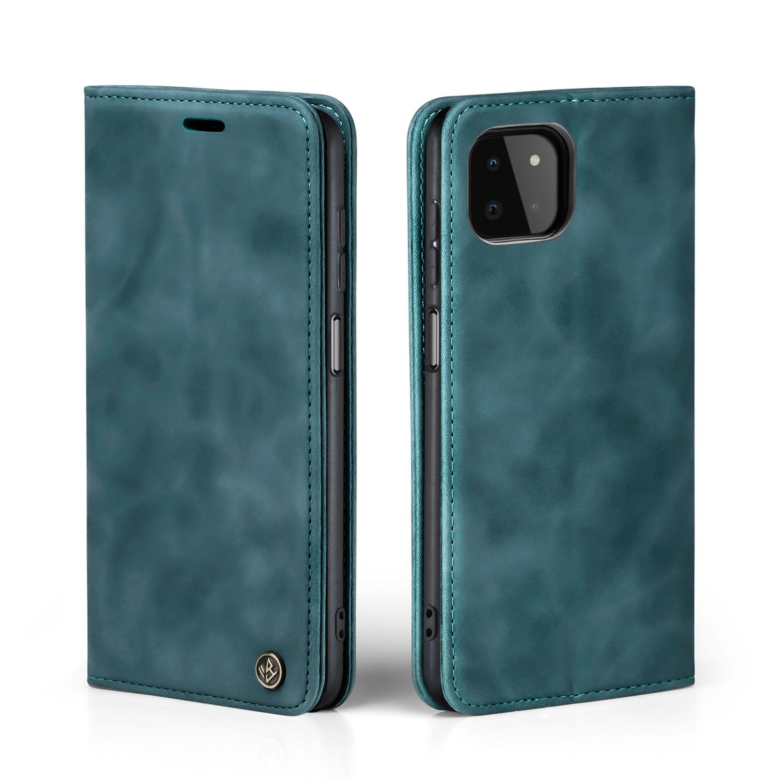 Tec-Expert Handyhülle Tasche Hülle für Samsung Galaxy A22 5G 6.6 Zoll, 6.6, Cover Klapphülle Case mit Kartenfach Fliphülle aufstellbar