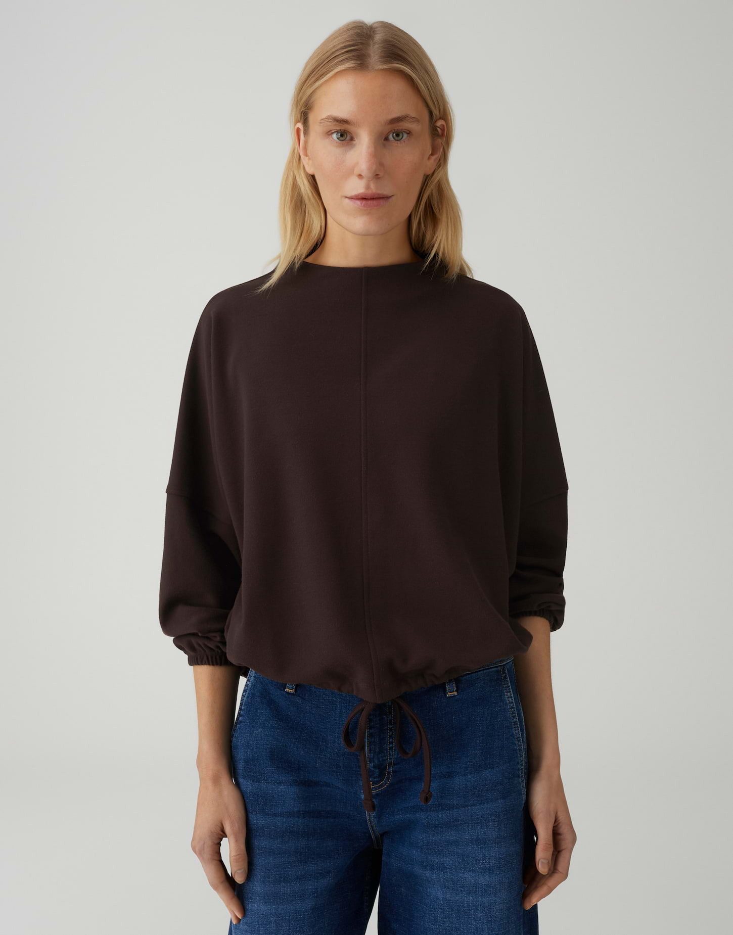 OPUS Sweatshirt GUMIPA mit softer Oberfläche Weite Passform, schmal zulaufe günstig online kaufen