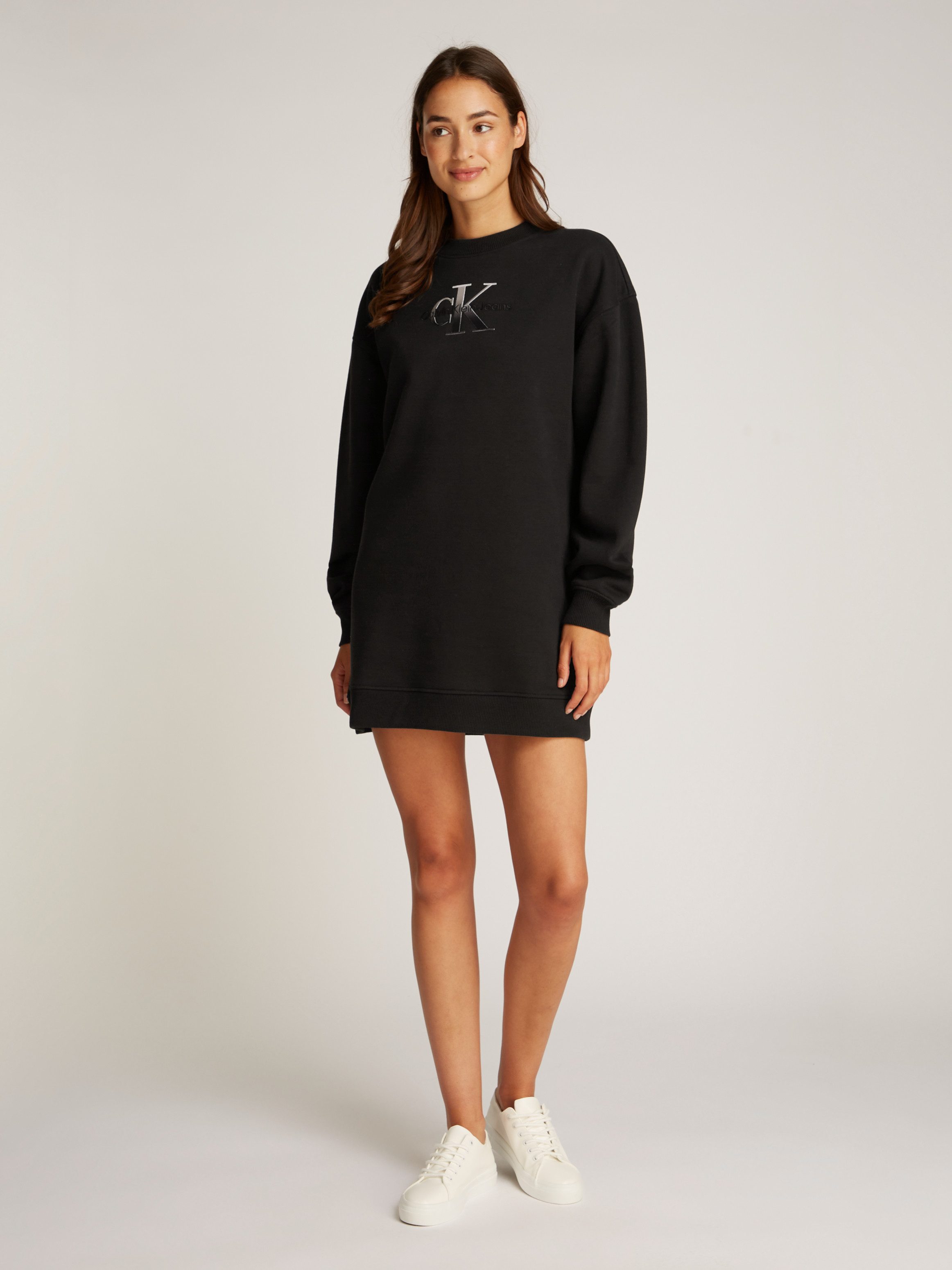 Calvin Klein Jeans Sweatkleid EMBROIDERED MONOLOGO günstig online kaufen