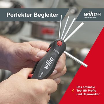 Wiha Multitool PocketStar® (23041) - 7 tlg., Innen-Sechskant, schneller Zugriff, Längs- und Quergriff