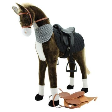 Sweety-Toys Stehpferd Sweety Toys 14149 Stehpferd 110 cm inkl. Sattel mit Steigbügeln