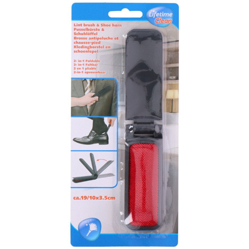 Stolz GmbH Schuhlöffel Fusselbürste mit Schuhlöffel Größe ca.: 19x3,5cm (1-tlg)