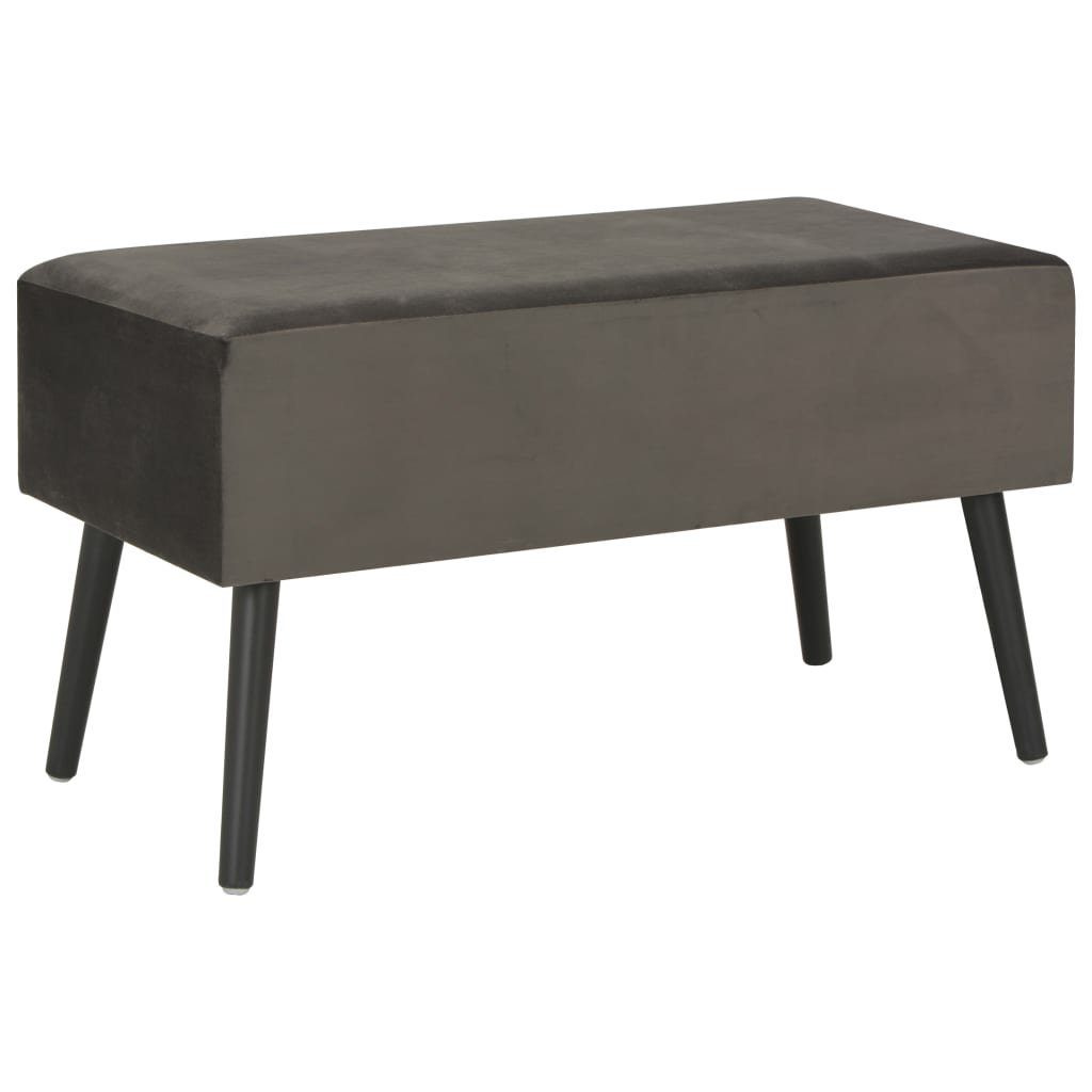 furnicato 46 Grau Samt 40 80 Couchtisch x x cm