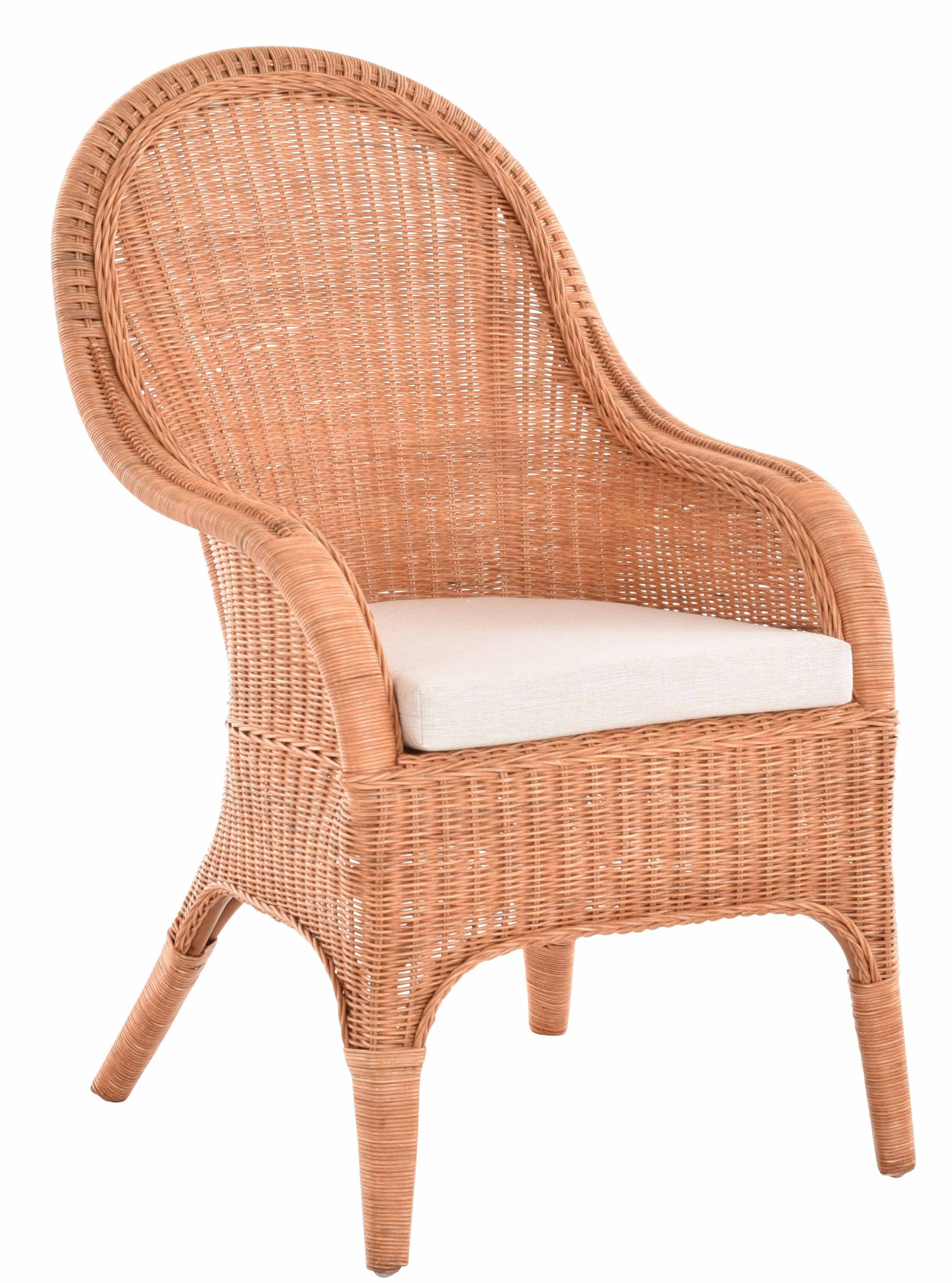 Krines Home Rattanstuhl Rattansessel hohe Rückenlehne günstig online kaufen