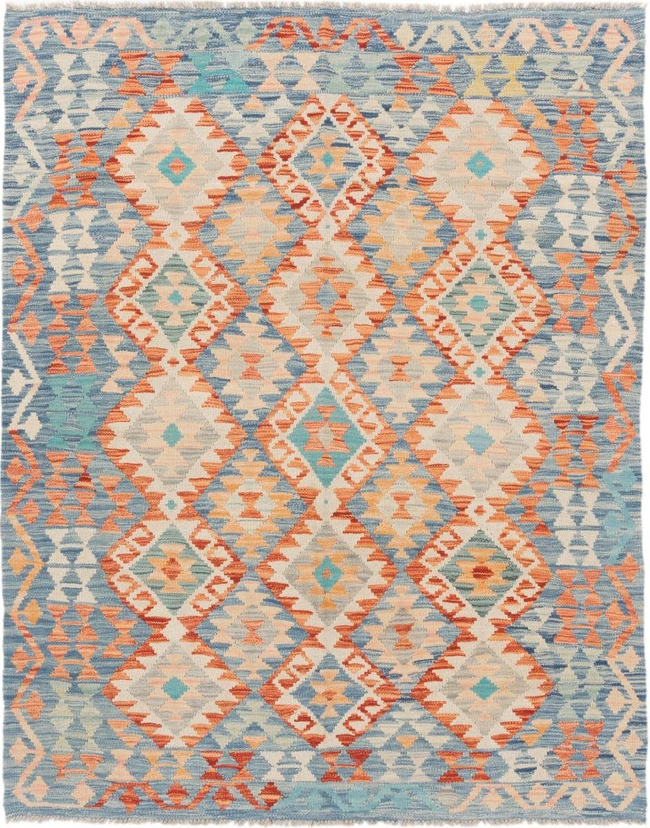 Orientteppich Kelim Afghan 152x189 3 Orientteppich, Handgewebter Höhe: Nain rechteckig, Trading, mm